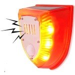 Outdoor Solar Alarm with Bark Detector and Strobe