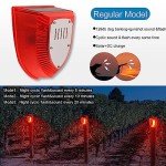 Outdoor Solar Alarm with Bark Detector and Strobe
