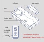 HENDUN Wireless Remote Door and Window Alarm