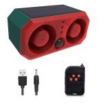 HULPPRE Solar Motion Sensor Alarm with Strobe Light