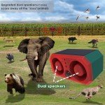 HULPPRE Solar Motion Sensor Alarm with Strobe Light