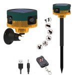 HULPPRE Solar Outdoor Motion Alarm with Sounds