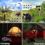 HULPPRE Solar Outdoor Motion Alarm with Sounds
