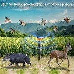 HULPPRE Solar Outdoor Motion Alarm with Sounds