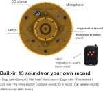 HULPPRE Solar Outdoor Motion Alarm with Sounds