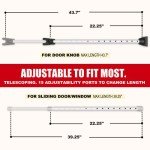 Securityman Door Security Bar with Alarm