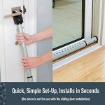 SABRE Adjustable Door Security Bar with Alarm