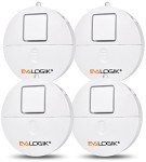 EVA LOGIK Ultra-Thin Window Alarm - 4 Pack