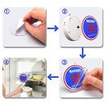 EVA LOGIK Ultra-Thin Window Alarm - 4 Pack