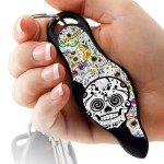 MUNIO Self Defense Keychain Kit - Sugar Skulls