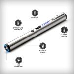 Enlight Pen Stun Gun with Flashlight and Clip