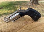 NAA Mini Revolver Black G10 Grips 22WMR