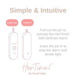 HerTime2 Waterproof Personal Alarm for Women