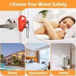 Portable Door Lock for Travel and Home Security