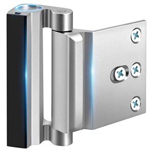 Kid-Safe Door Reinforcement Lock with 8 Screws