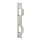 Door Strike for Deadbolts and Latches, Satin Nickel