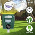 2024 Upgraded Solar Animal Repellent with Ultrasonic