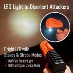 MACE BRAND Pepper Gun 2.0: Strobe LED, Black
