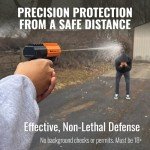 MACE BRAND Pepper Gun 2.0: Strobe LED, Black
