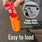 MACE BRAND Pepper Gun 2.0: Strobe LED, Black