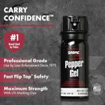 SABRE Tactical Pepper Gel with Belt Holster