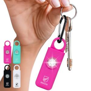 Defense Siren 130 dB Keychain Alarm with Light