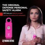 Defense Siren 130 dB Keychain Alarm with Light