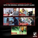 Defense Siren 130 dB Keychain Alarm with Light