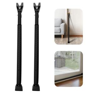Adjustable 2-in-1 Sliding Door Security Bar