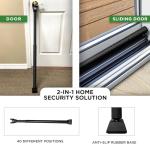 Adjustable 2-in-1 Sliding Door Security Bar