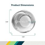 Clear View Stove Knob Covers - Set of 5