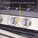 Clear View Stove Knob Covers - Set of 5