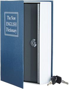 Amazon Basics Hidden Book Safe with Lock