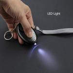 10-Pack 140DB Personal Alarm Keychains with LED Light