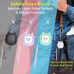 130 dB Personal Alarm 3-Pack with LED Light