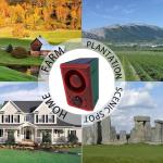 Outdoor Motion Sensor Alarm with Dog Bark Sounds