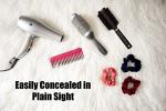 Discreet Hair Brush Safe for Hiding Valuables
