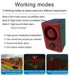 LAFEINA Solar Motion Sensor Alarm with Sound Alerts