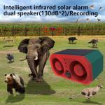 Solar Motion Sensor Alarm with 130db Speaker