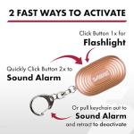 SABRE 2-in-1 Personal Alarm with LED Light