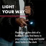 SABRE 2-in-1 Personal Alarm with LED Light