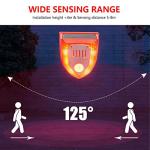 Keeda Solar Security Light Alarm with Motion Sensor