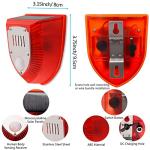 Keeda Solar Security Light Alarm with Motion Sensor