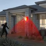 Keeda Solar Security Light Alarm with Motion Sensor