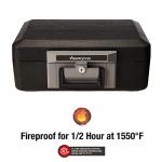 Fireproof Safe Box with Key Lock and Handle