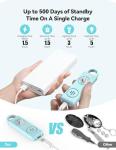 TECKNET 130dB Rechargeable Safety Alarm Keychain