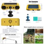 Solar Motion Sensor Alarm with Strobe Light