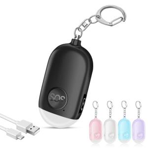 Hion Safe Rechargeable 130dB Personal Alarm Keychain