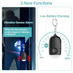 Hion Safe Rechargeable 130dB Personal Alarm Keychain