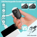 Hion Safe Rechargeable 130dB Personal Alarm Keychain